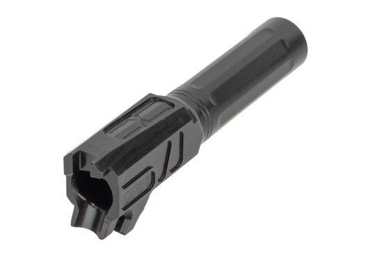 Faxon 9mm P365 barrel with straight flutes and salt bath nitride finish
